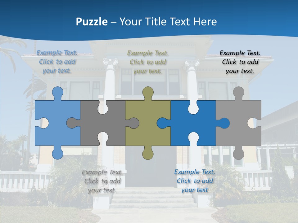 Mediterrain Residence Realtor PowerPoint Template