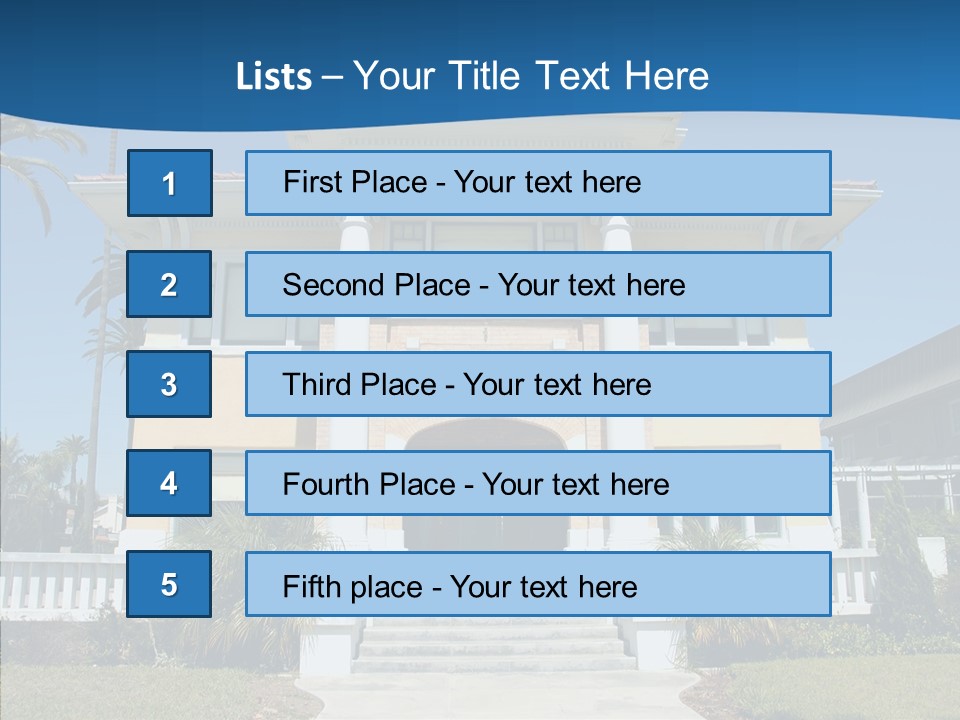 Mediterrain Residence Realtor PowerPoint Template