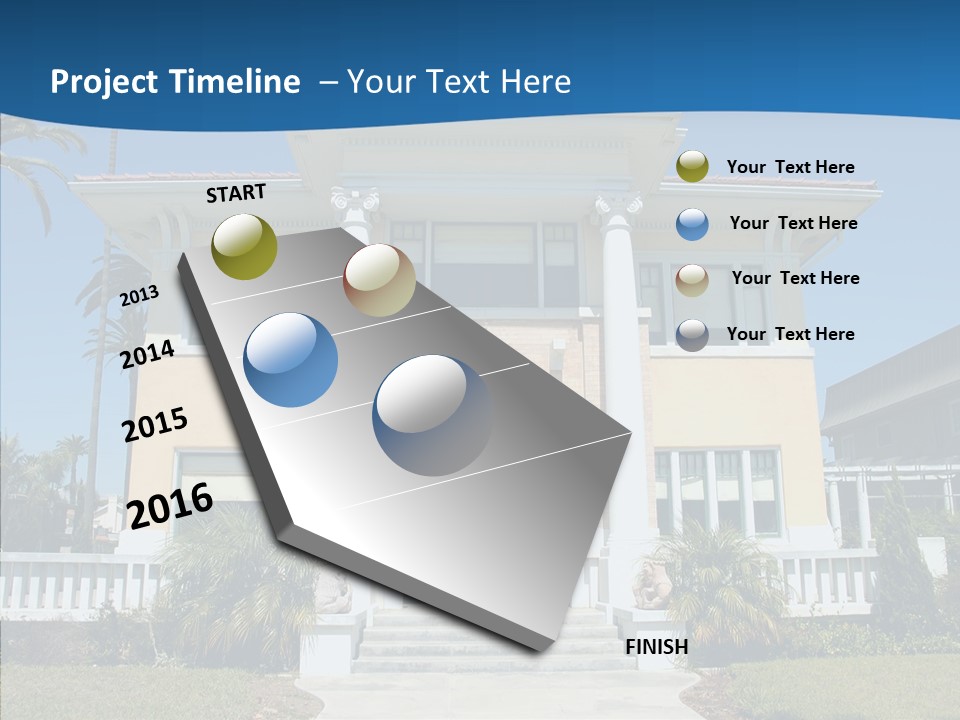 Mediterrain Residence Realtor PowerPoint Template