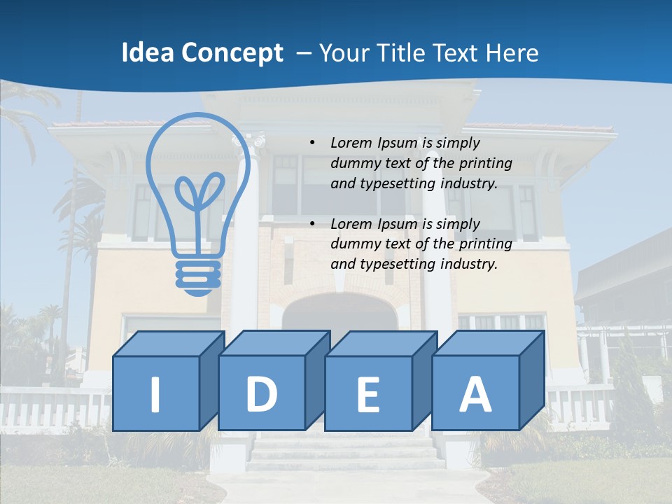 Mediterrain Residence Realtor PowerPoint Template