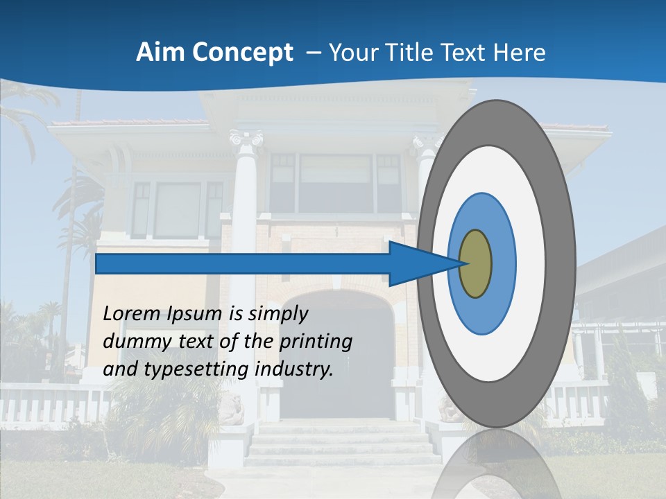 Mediterrain Residence Realtor PowerPoint Template