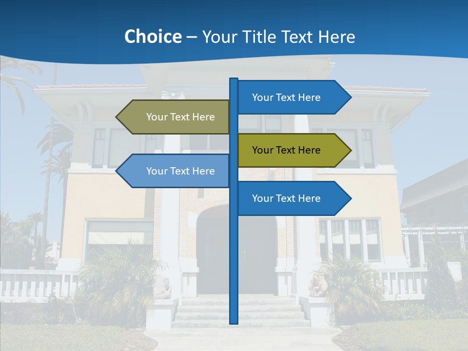 Mediterrain Residence Realtor PowerPoint Template