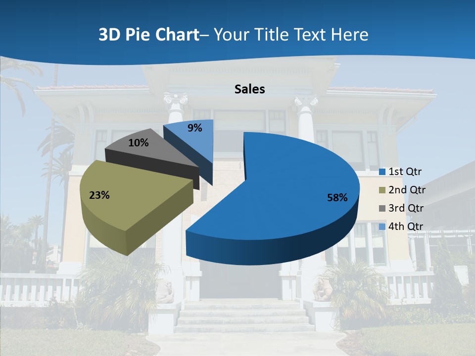 Mediterrain Residence Realtor PowerPoint Template