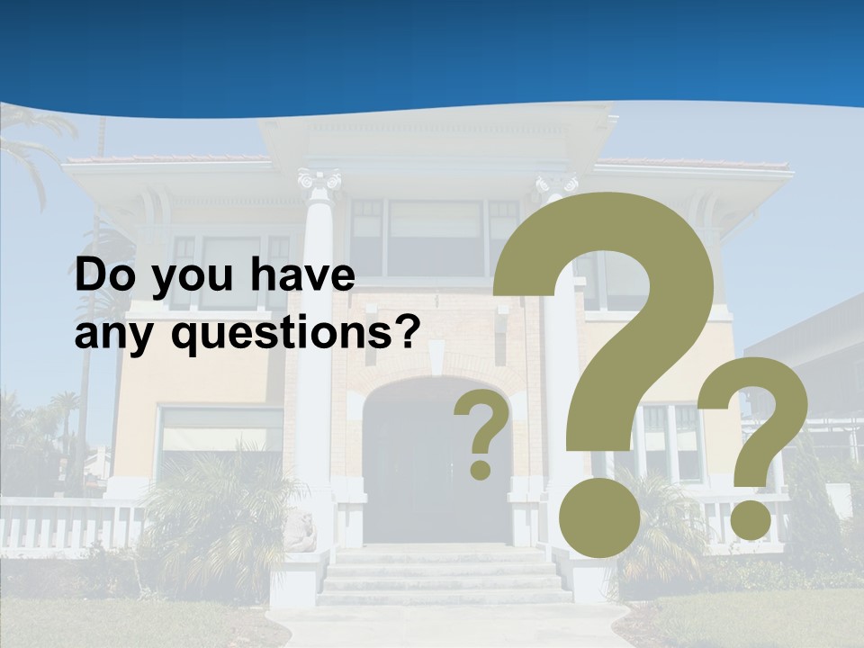 Mediterrain Residence Realtor PowerPoint Template