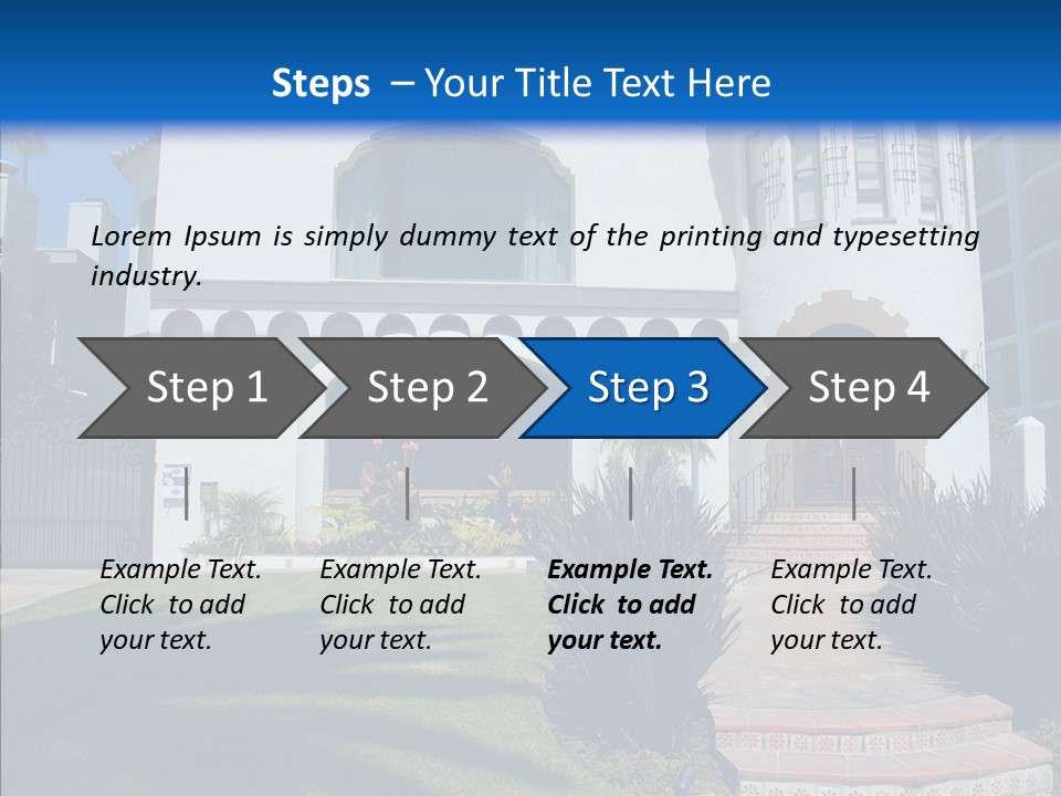 Residential Builder Mediterrain PowerPoint Template