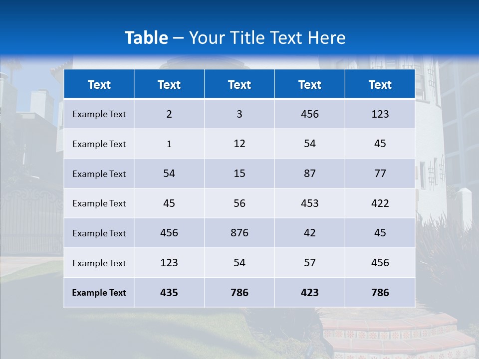 Residential Builder Mediterrain PowerPoint Template