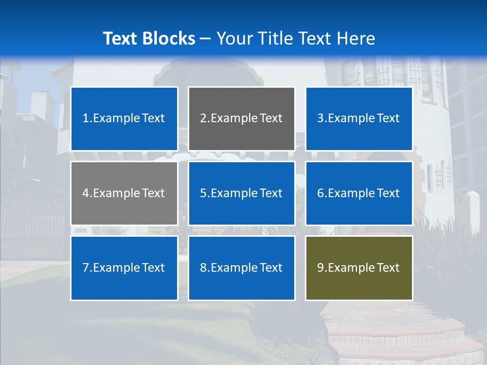 Residential Builder Mediterrain PowerPoint Template