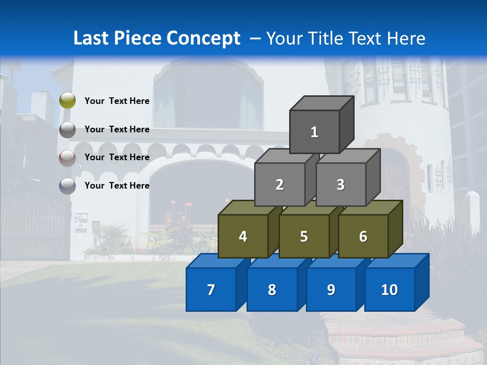 Residential Builder Mediterrain PowerPoint Template