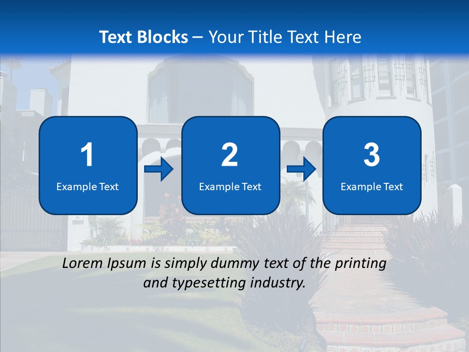 Residential Builder Mediterrain PowerPoint Template