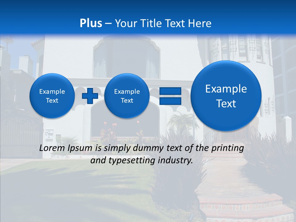 Residential Builder Mediterrain PowerPoint Template