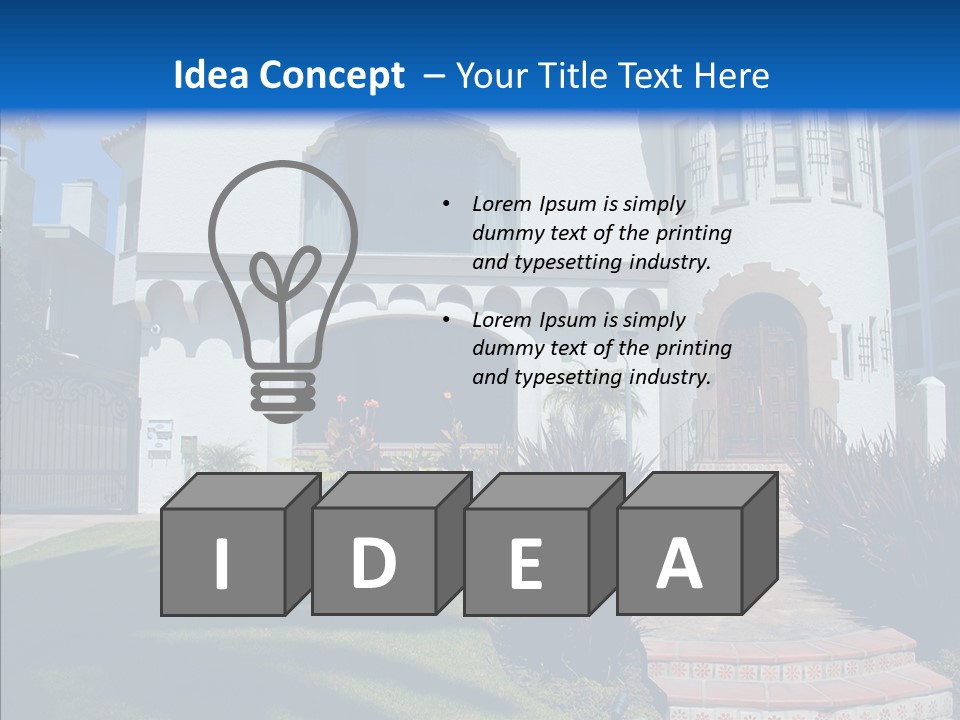 Residential Builder Mediterrain PowerPoint Template