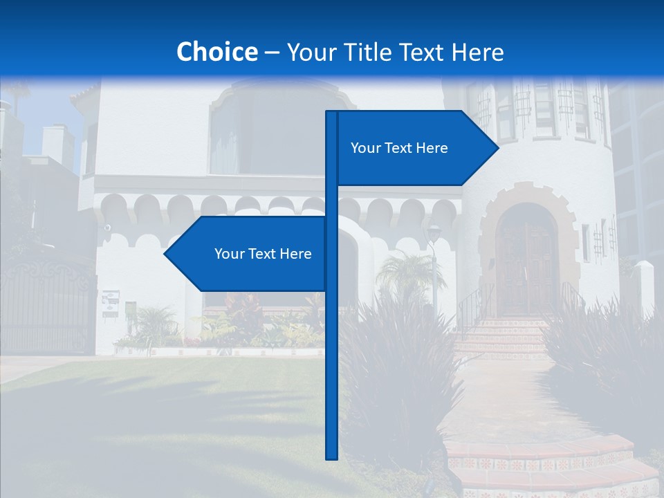 Residential Builder Mediterrain PowerPoint Template