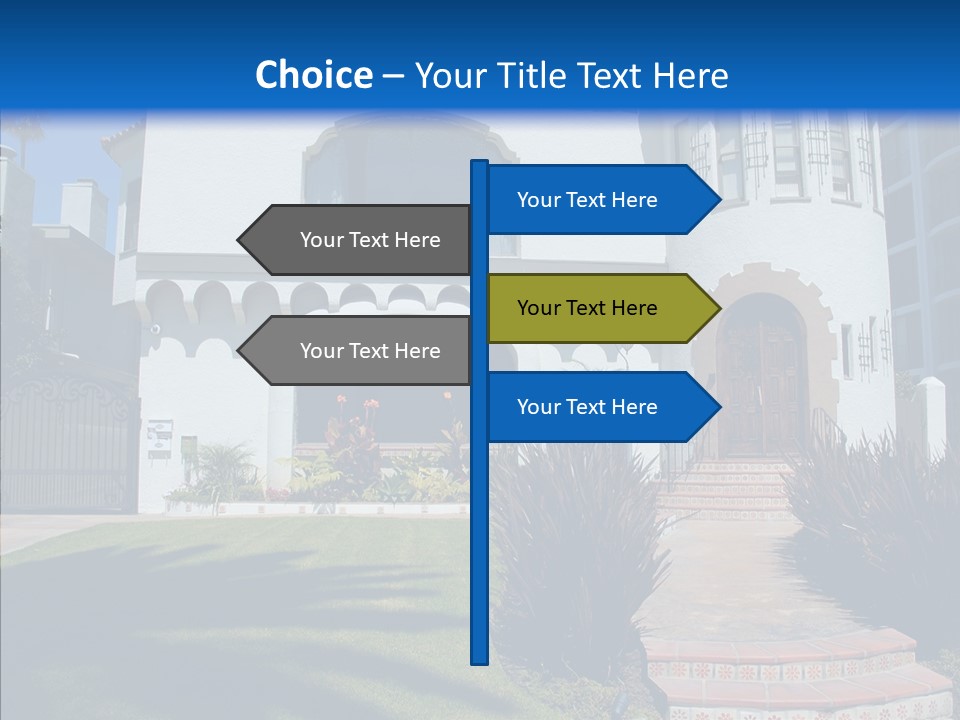 Residential Builder Mediterrain PowerPoint Template