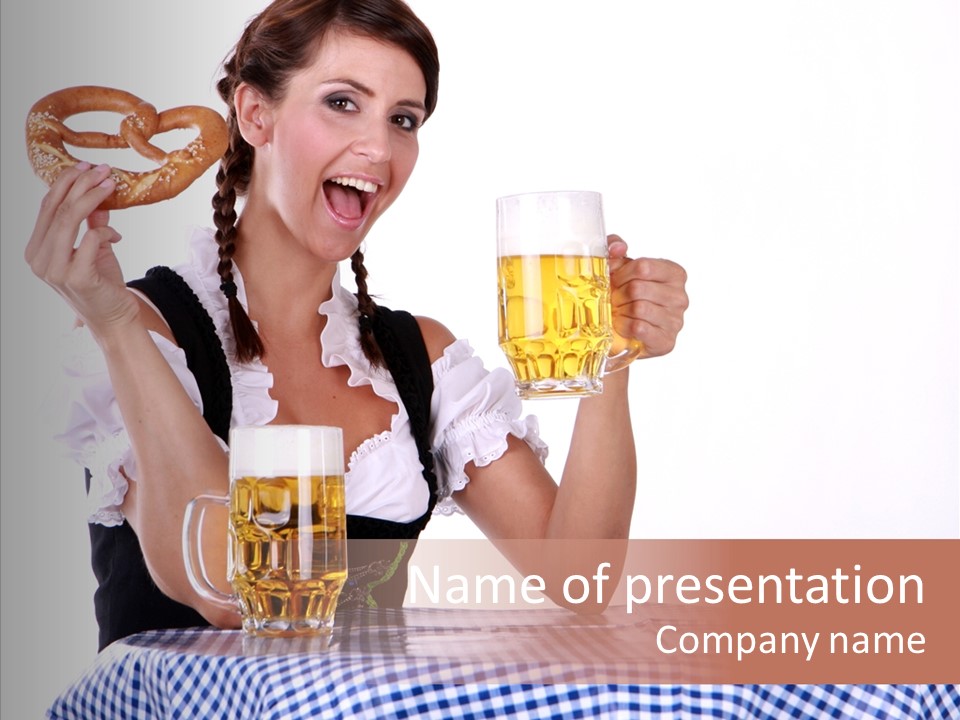 Glass World Munich PowerPoint Template