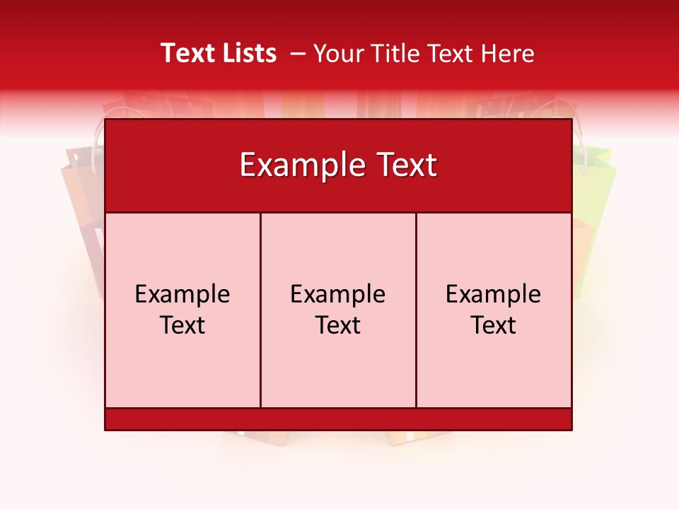 Illustration Consumerism Striped PowerPoint Template