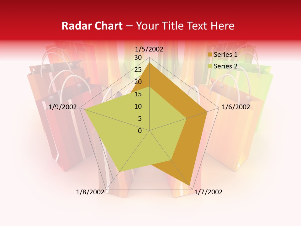 Illustration Consumerism Striped PowerPoint Template