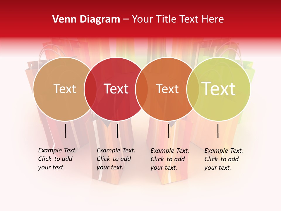 Illustration Consumerism Striped PowerPoint Template