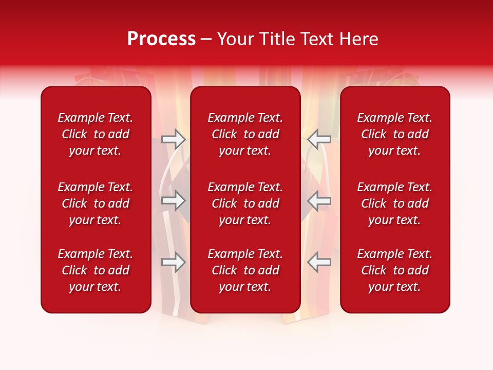 Illustration Consumerism Striped PowerPoint Template