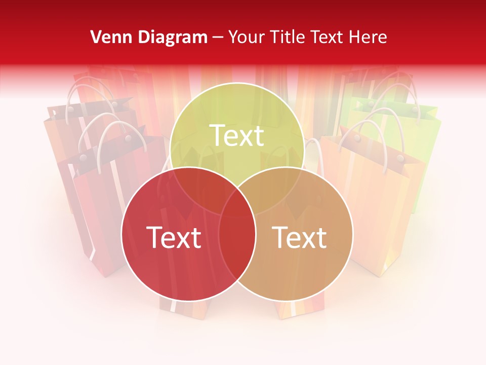 Illustration Consumerism Striped PowerPoint Template