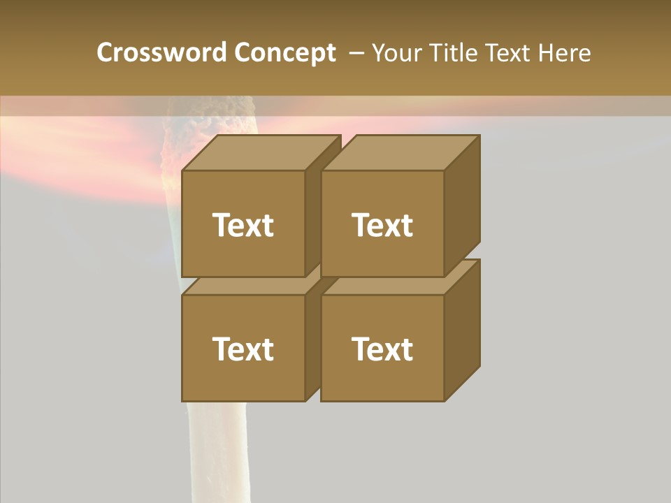 Fire Copyspace Hot PowerPoint Template