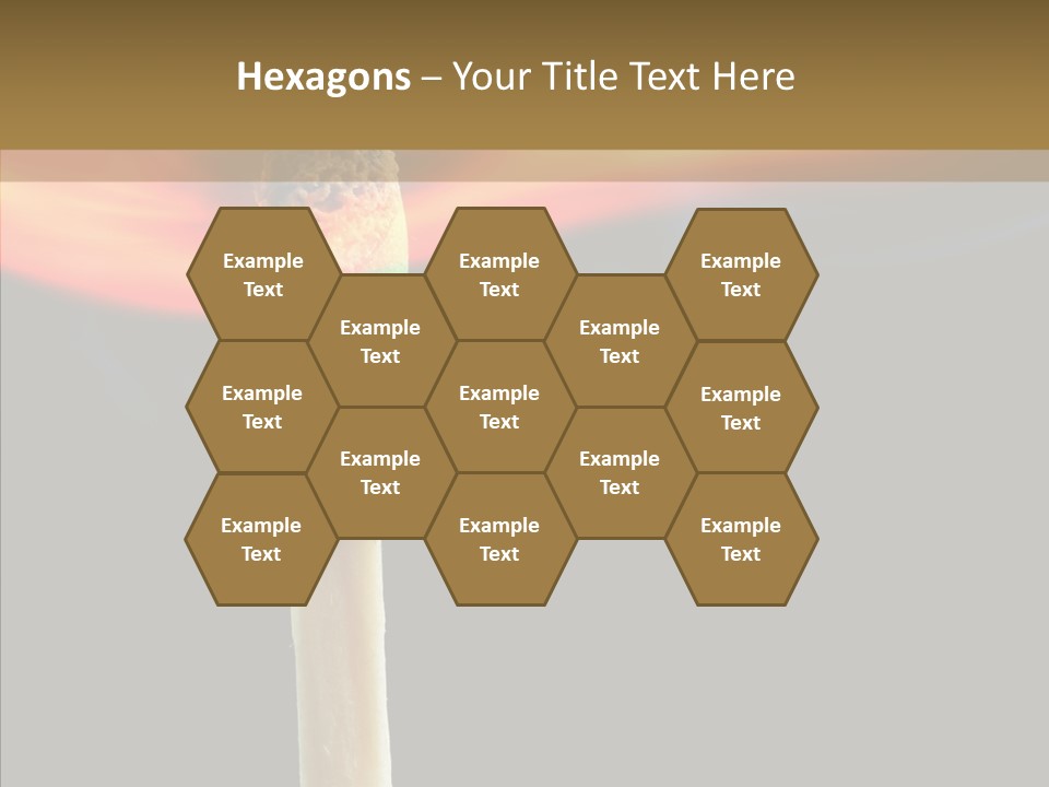 Fire Copyspace Hot PowerPoint Template