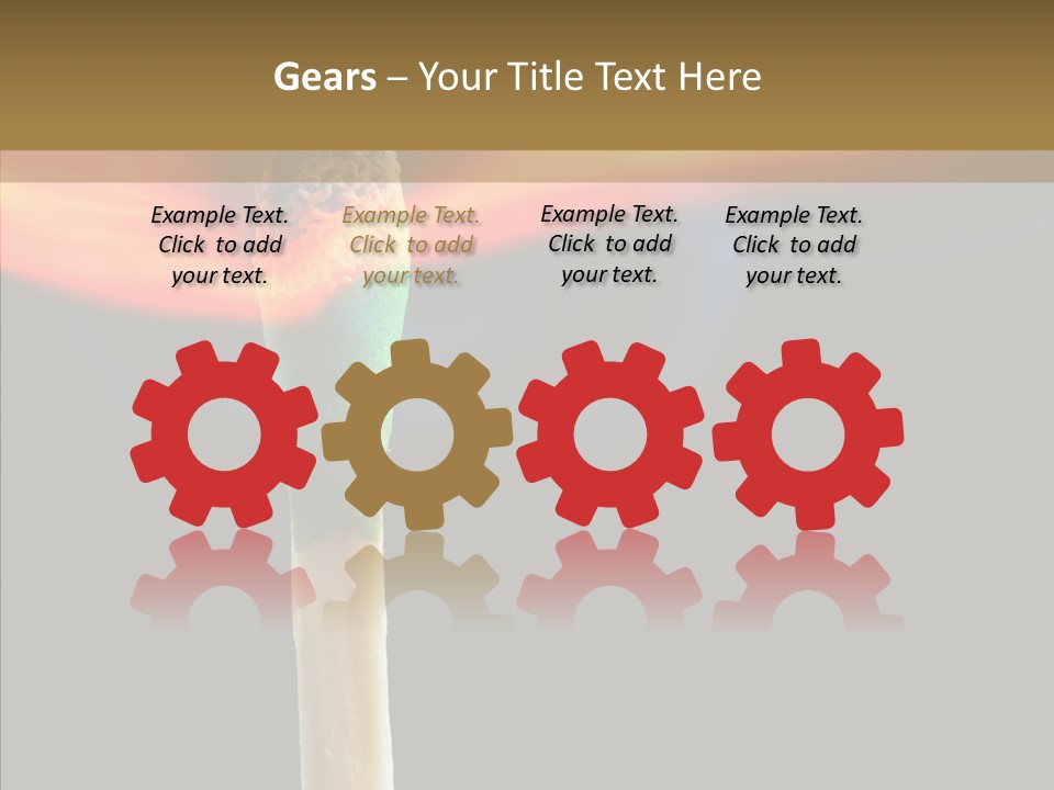 Fire Copyspace Hot PowerPoint Template