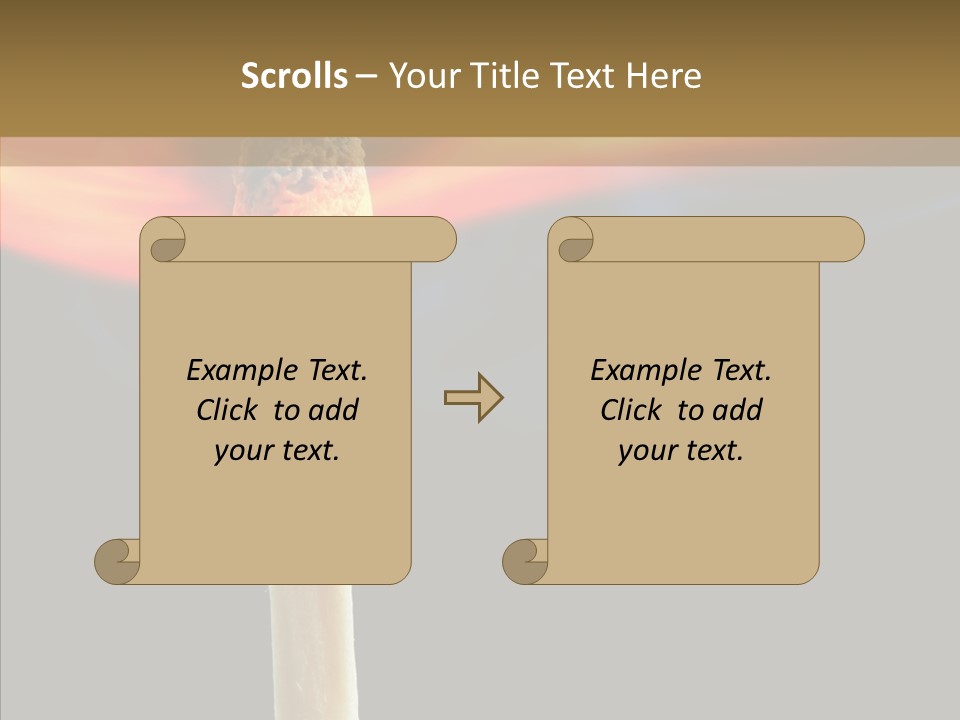 Fire Copyspace Hot PowerPoint Template