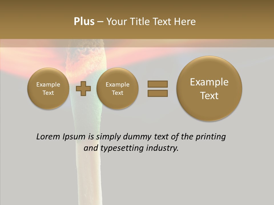Fire Copyspace Hot PowerPoint Template
