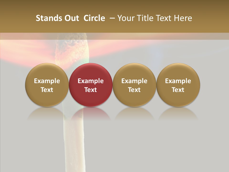 Fire Copyspace Hot PowerPoint Template