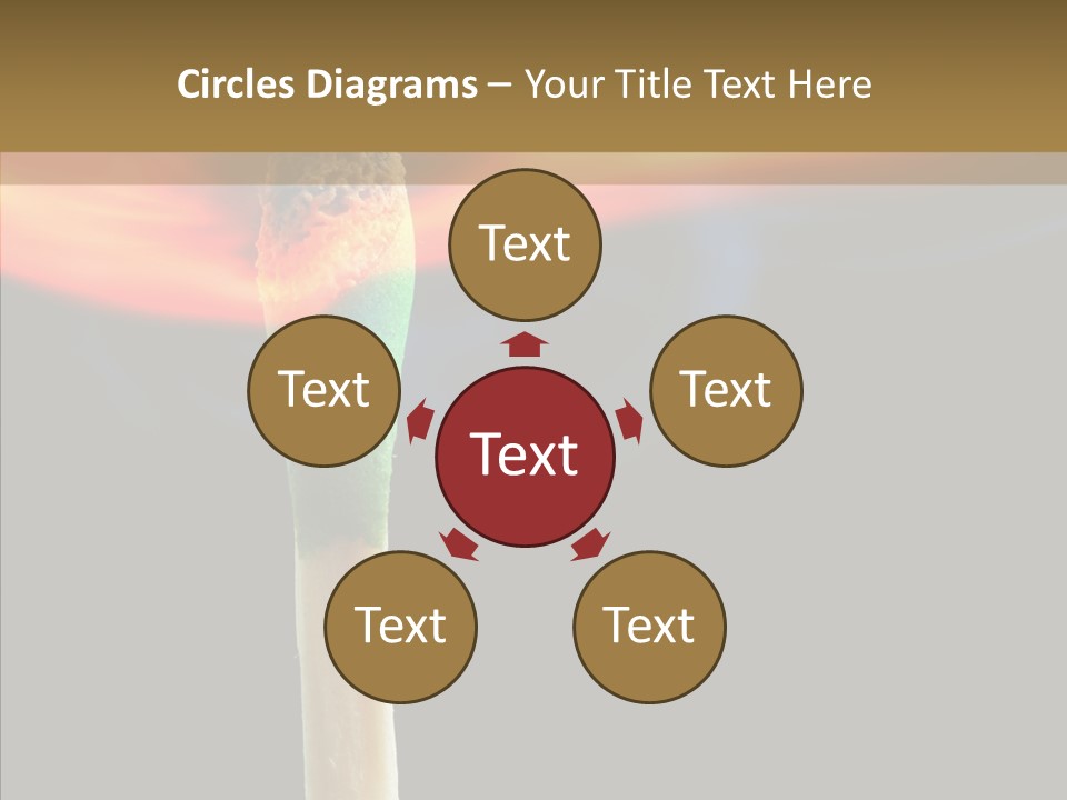 Fire Copyspace Hot PowerPoint Template