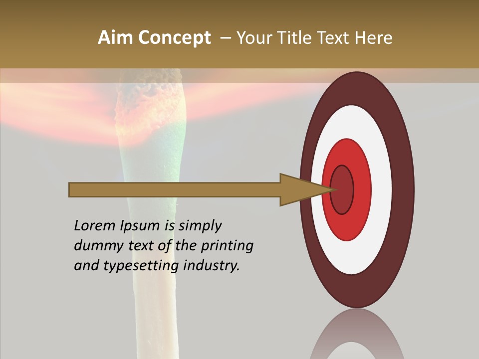 Fire Copyspace Hot PowerPoint Template