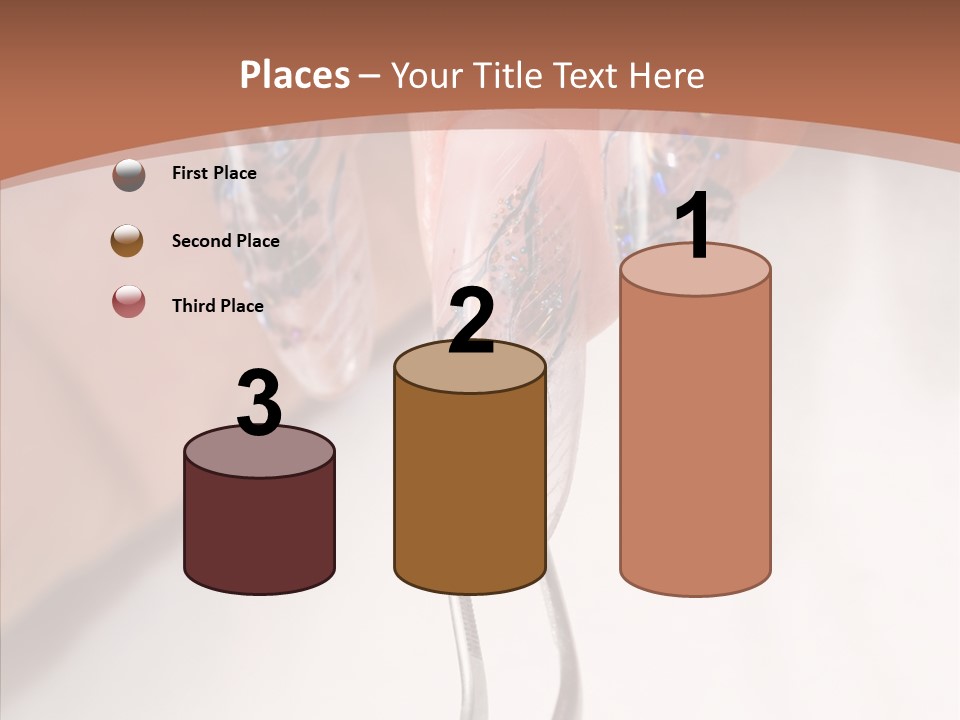 Woman Acrylic Beautiful PowerPoint Template