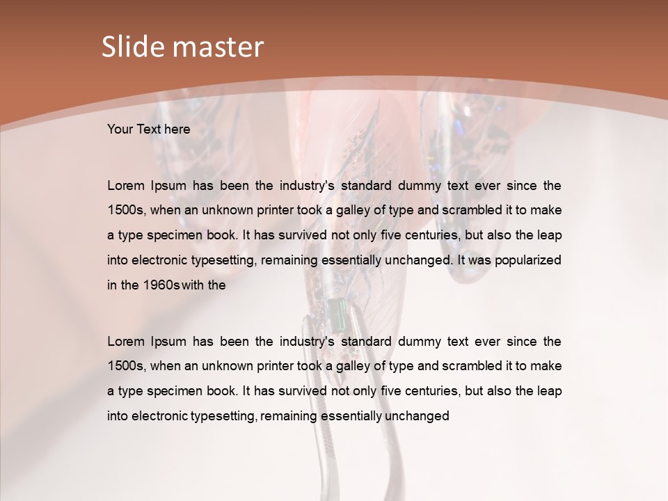 Woman Acrylic Beautiful PowerPoint Template