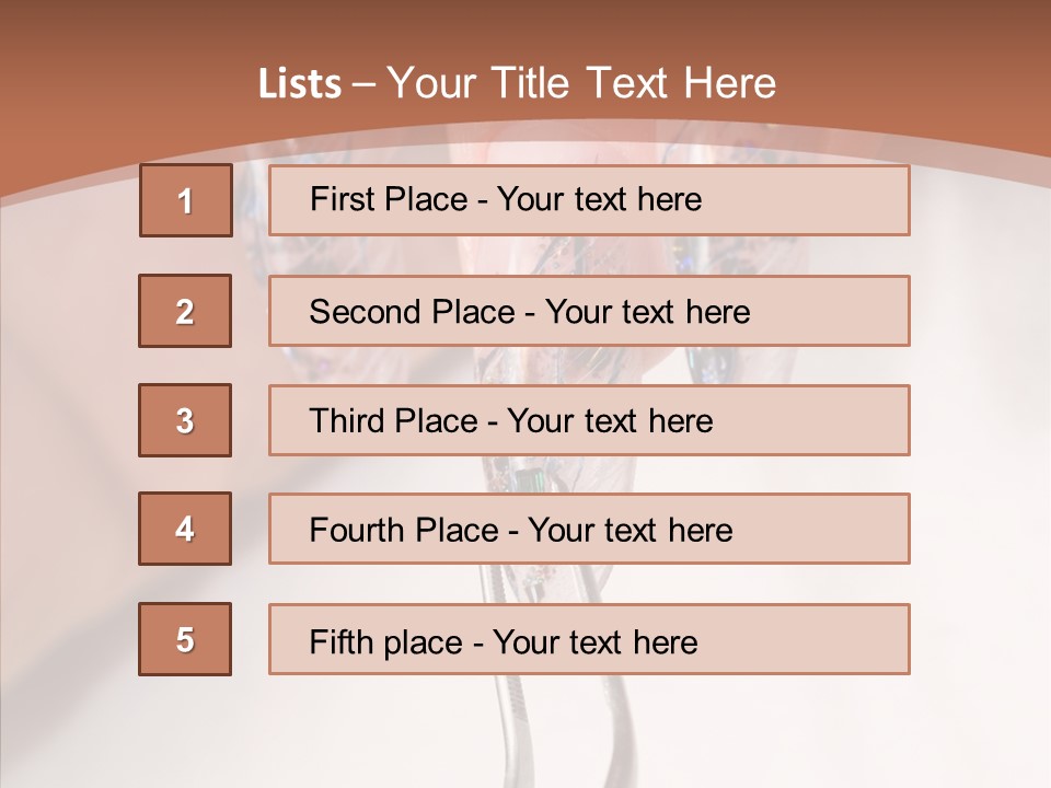 Woman Acrylic Beautiful PowerPoint Template