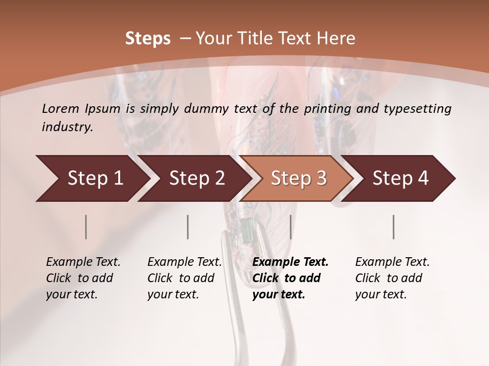 Woman Acrylic Beautiful PowerPoint Template