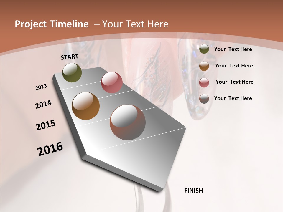 Woman Acrylic Beautiful PowerPoint Template