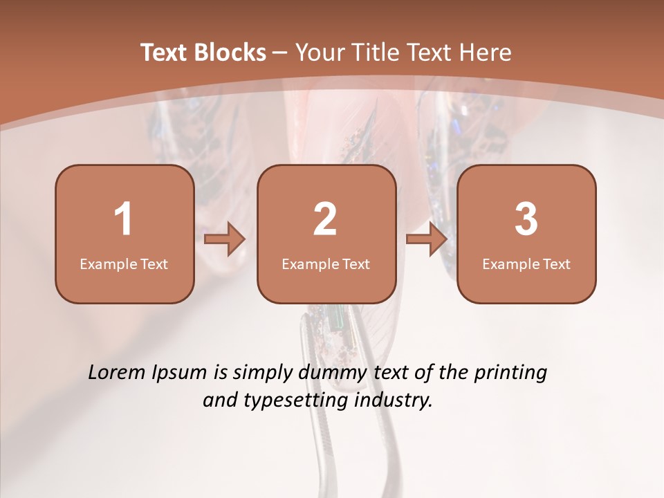 Woman Acrylic Beautiful PowerPoint Template