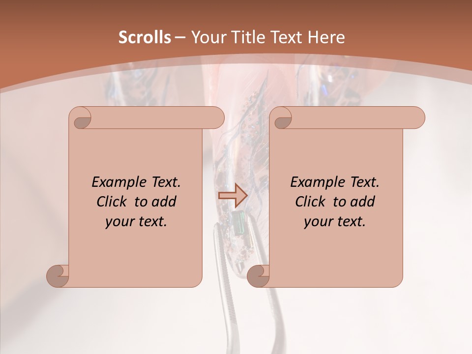 Woman Acrylic Beautiful PowerPoint Template