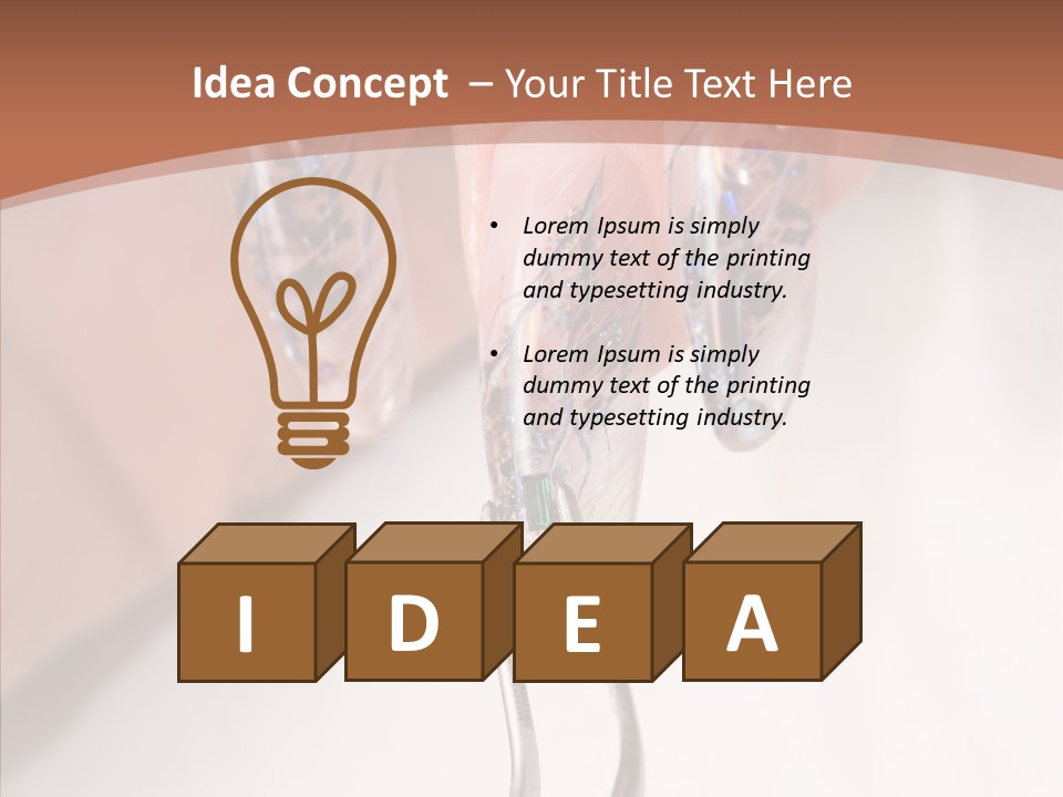 Woman Acrylic Beautiful PowerPoint Template