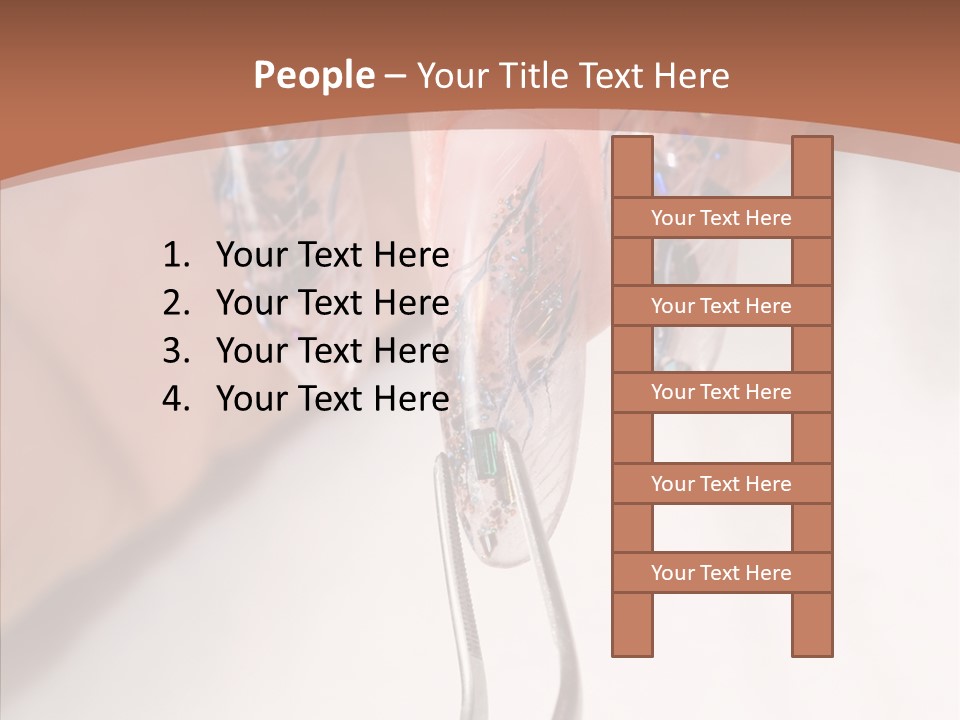 Woman Acrylic Beautiful PowerPoint Template