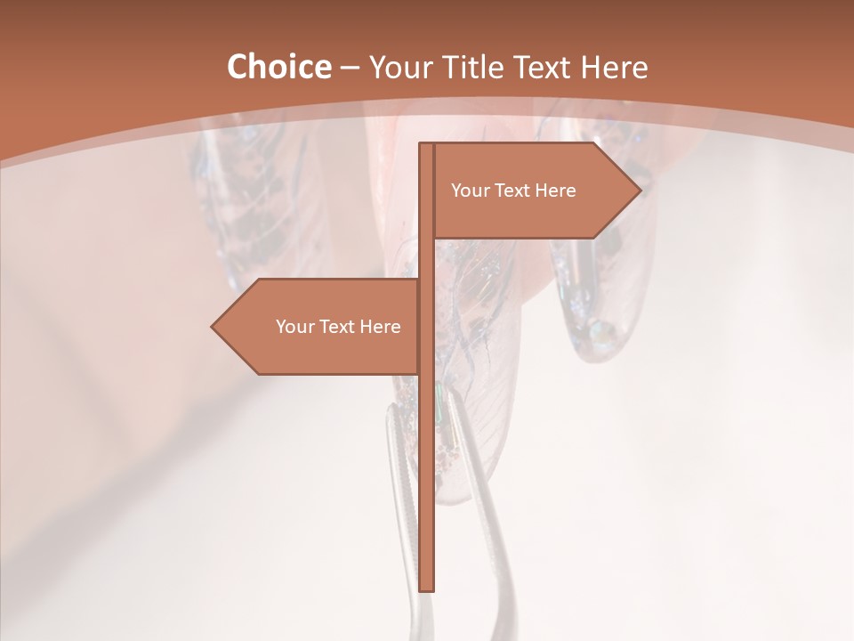 Woman Acrylic Beautiful PowerPoint Template