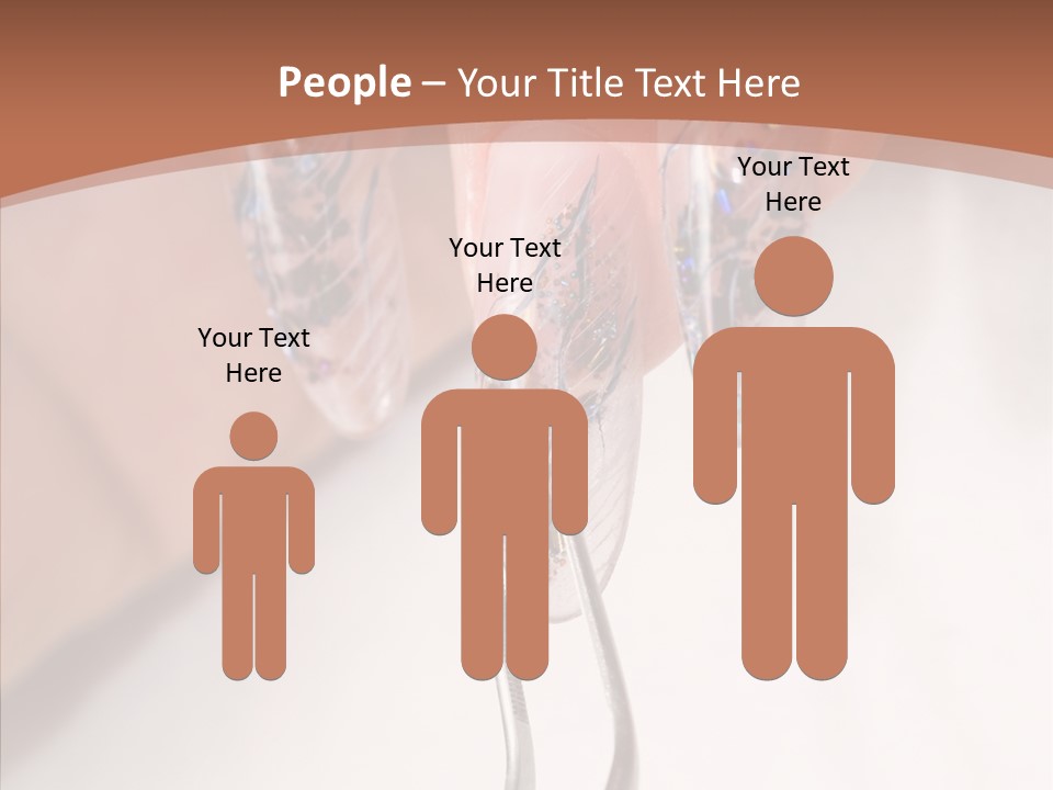 Woman Acrylic Beautiful PowerPoint Template