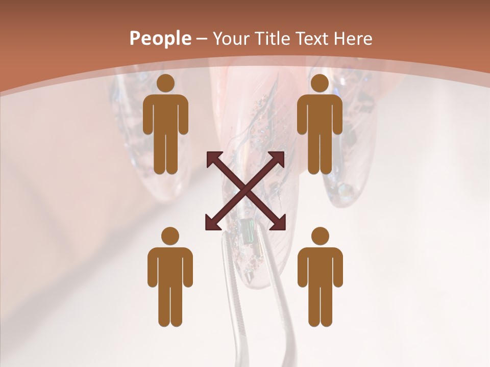 Woman Acrylic Beautiful PowerPoint Template