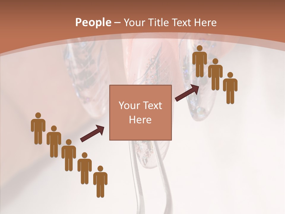 Woman Acrylic Beautiful PowerPoint Template