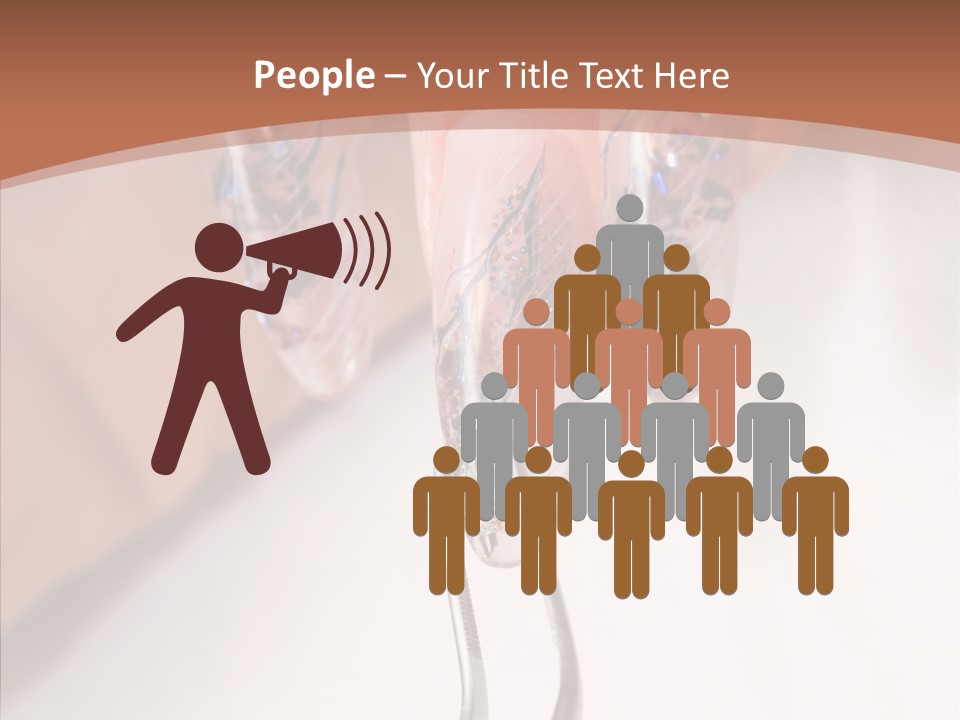 Woman Acrylic Beautiful PowerPoint Template