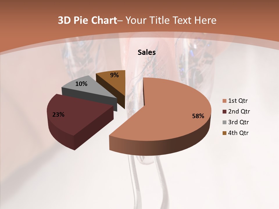 Woman Acrylic Beautiful PowerPoint Template