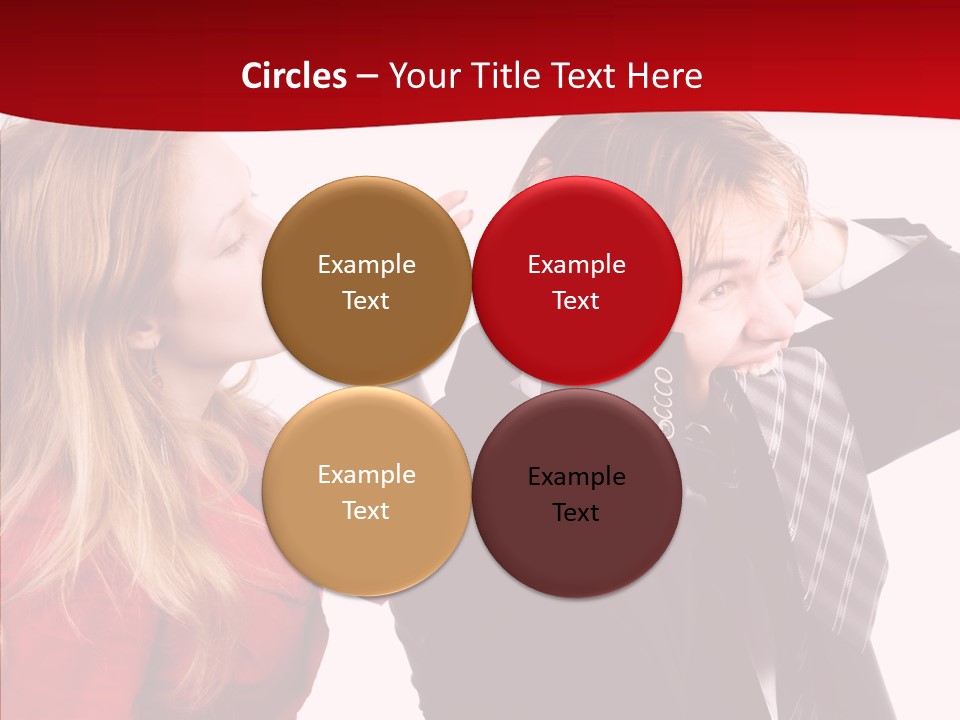 Rage Bite Conflict PowerPoint Template