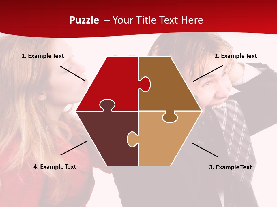 Rage Bite Conflict PowerPoint Template