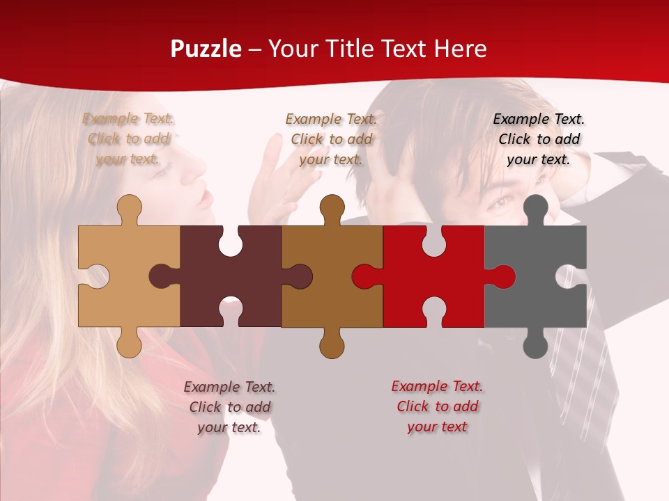 Rage Bite Conflict PowerPoint Template