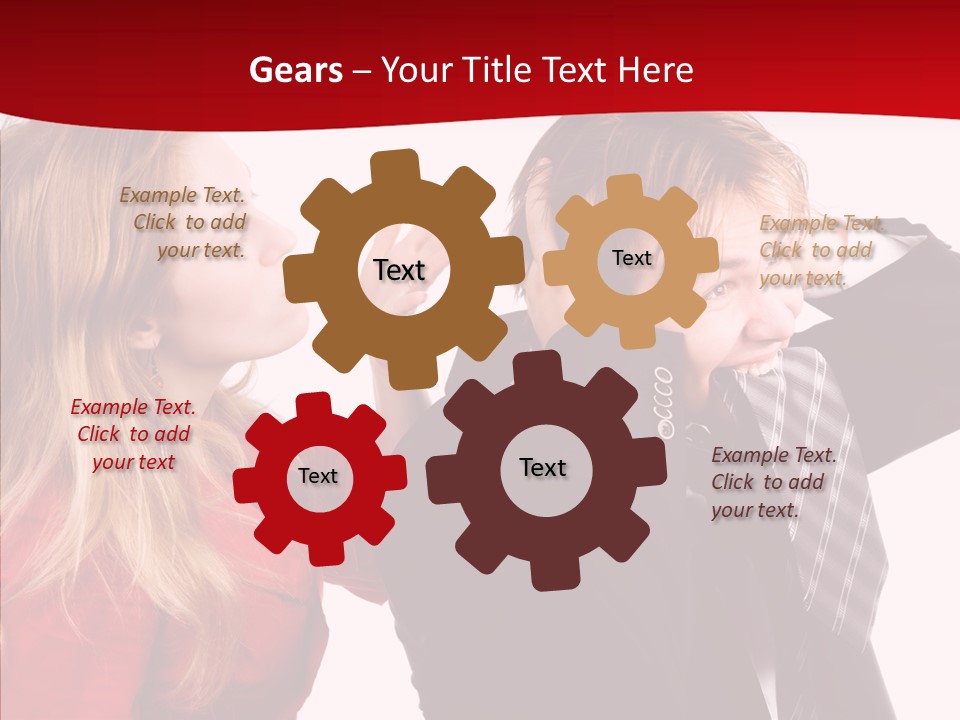 Rage Bite Conflict PowerPoint Template